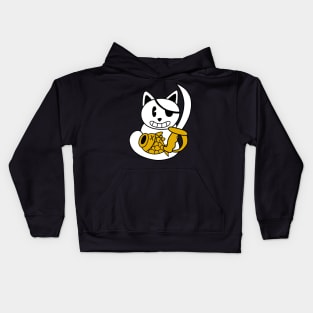 Pirate Cat's Sword Kids Hoodie